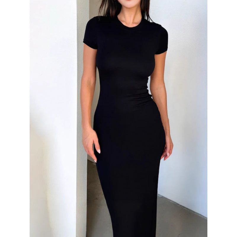 Elegant Slim Fit Silk Dress