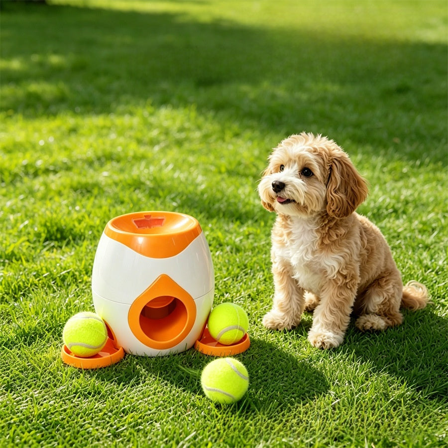 Automatic Dog Ball Launcher Interactive Toy
