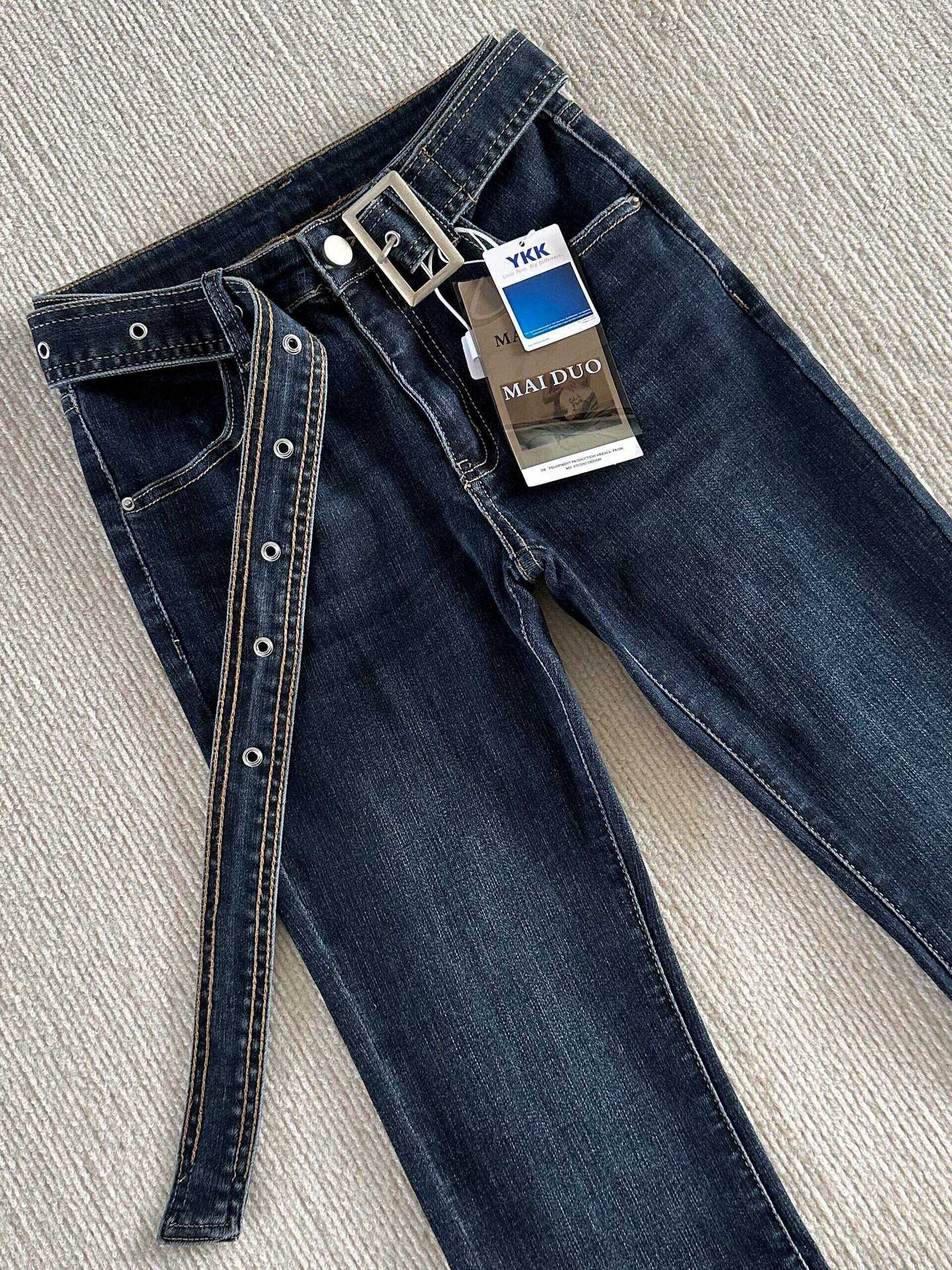 Women's Low-Rise Micro Flare Jeans