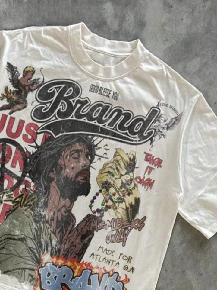 Peace From Jesus Retro T-Shirt