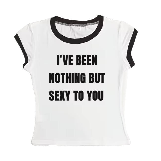 Women's Letter Print T-Shirt