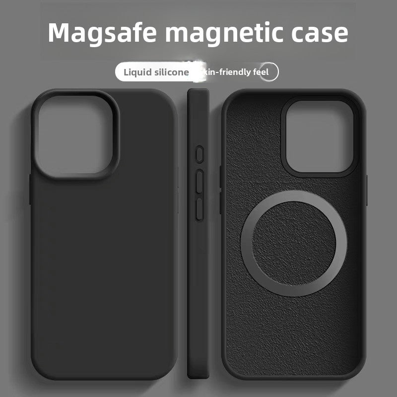 Magnetic Liquid Silicone Protective Case for iPhone