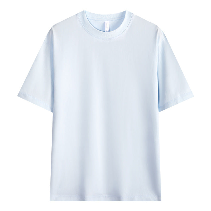 Solid Color Cotton T-Shirt