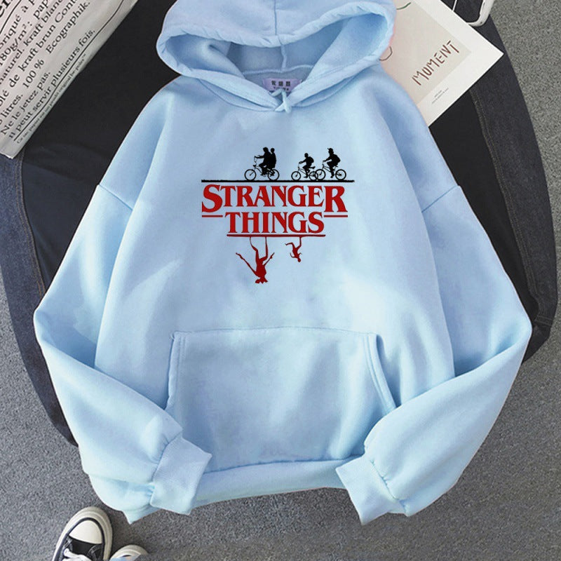 Stranger Things Printed Fleece Hoodie