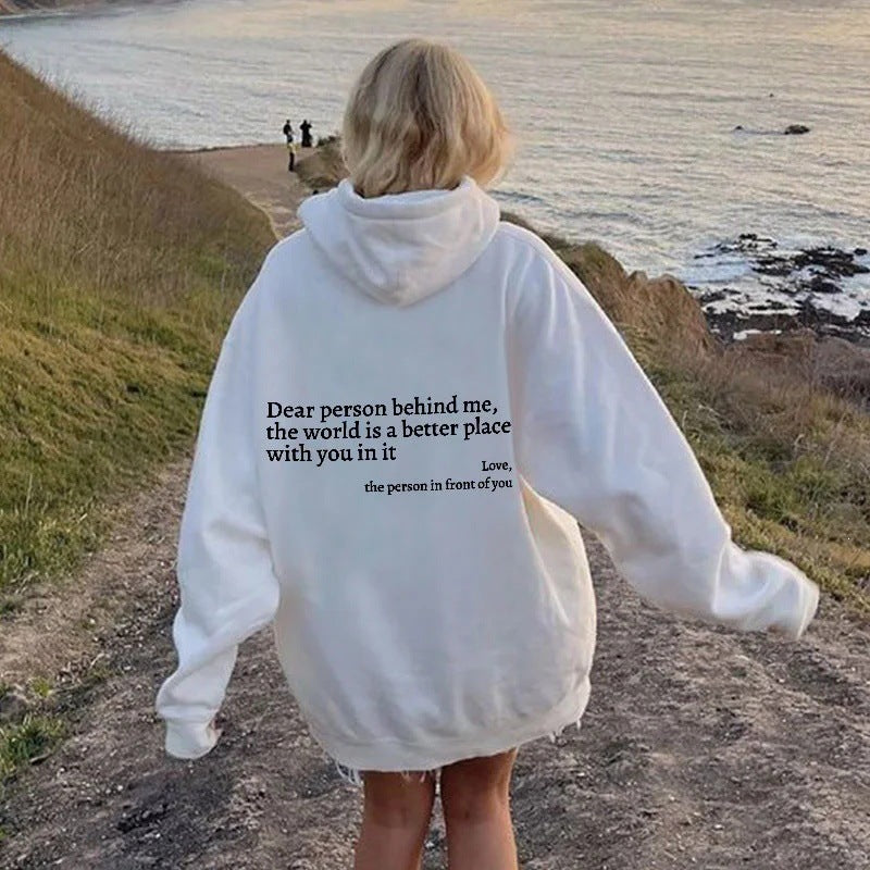 "Dear Person..." Fleece Hoodie Sweatshirt