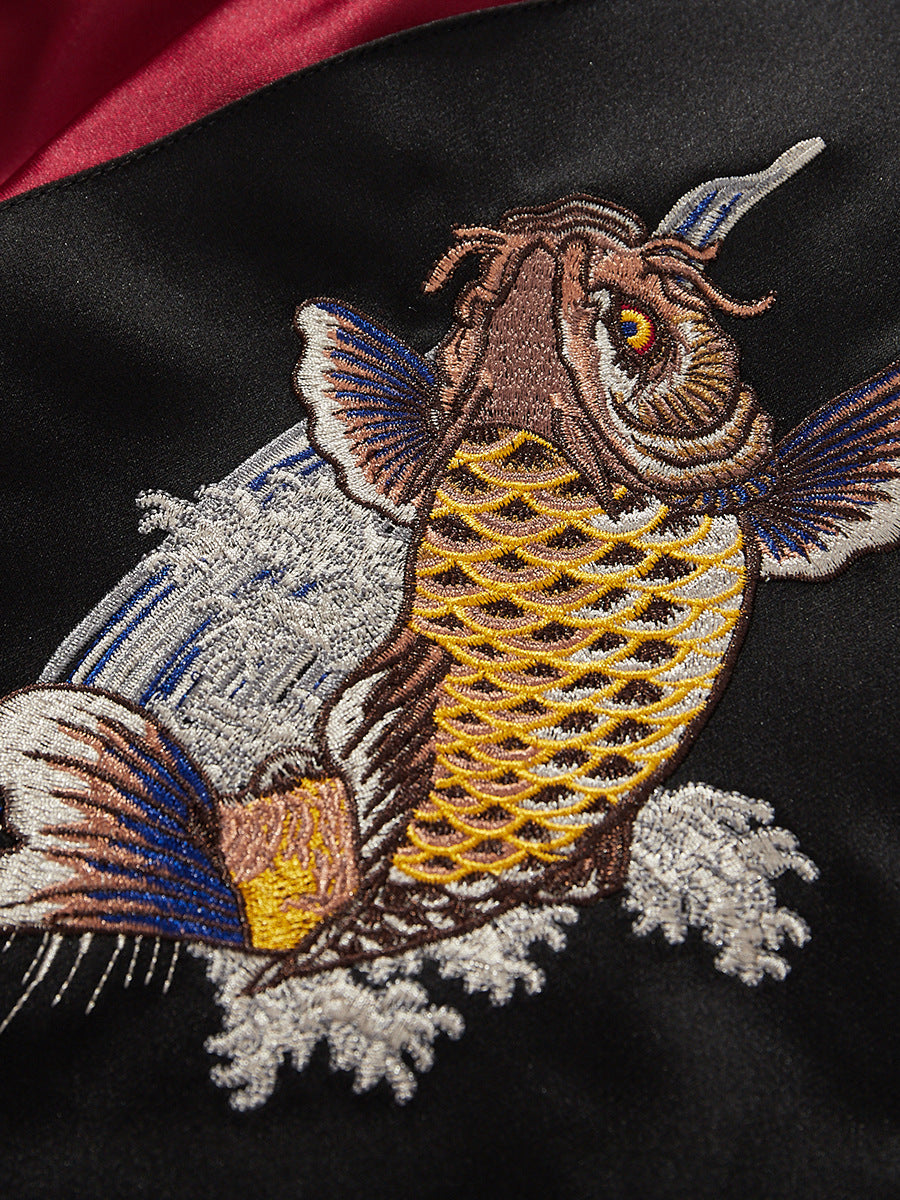Embroidered Koi Fish Jacket