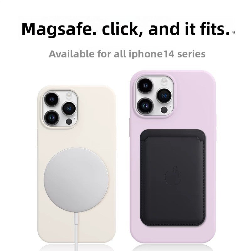 Magnetic Liquid Silicone Protective Case for iPhone