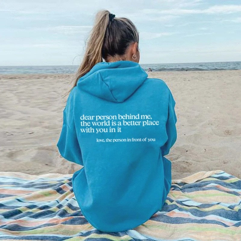 "Dear Person..." Fleece Hoodie Sweatshirt