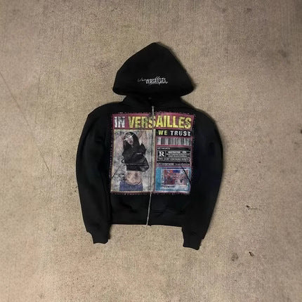 Mens Fleece Zip Up Hoodie