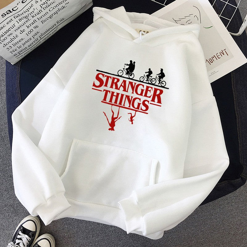 Stranger Things Printed Fleece Hoodie