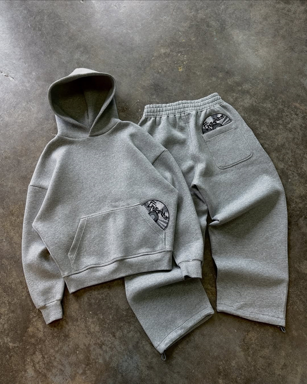 Grey Basic Fit Jump Suit