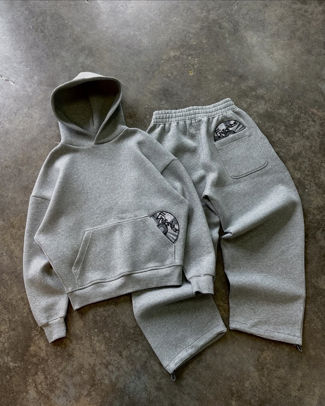 Grey Basic Fit Jump Suit