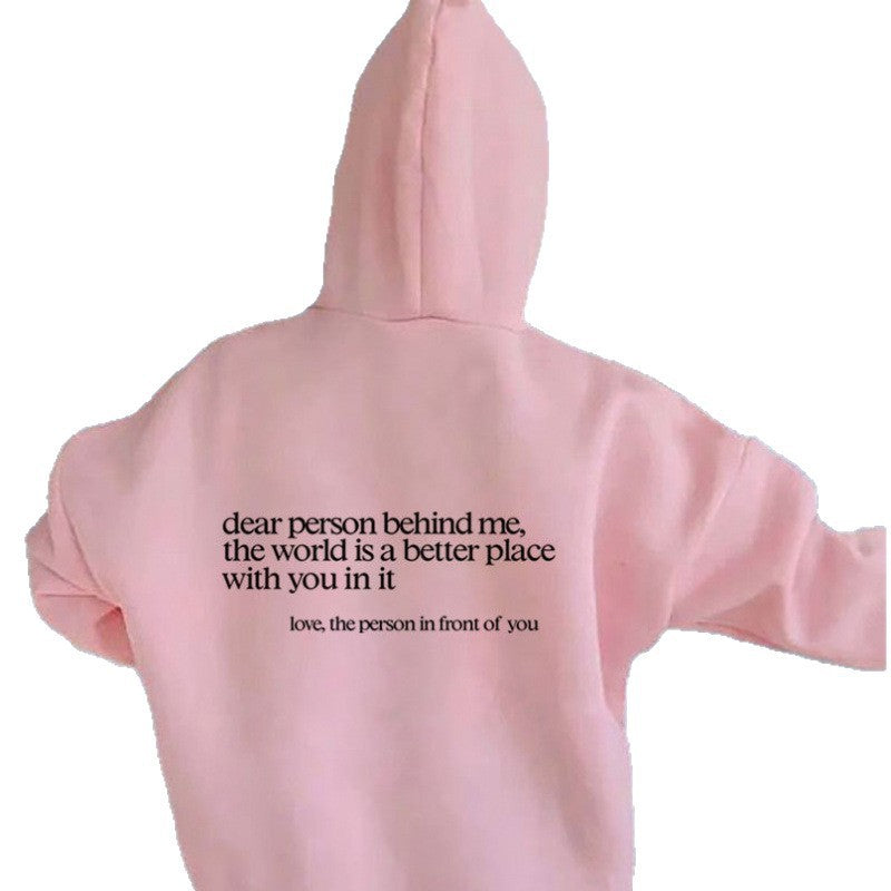 "Dear Person..." Fleece Hoodie Sweatshirt
