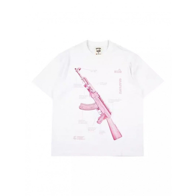 Oversized Skull Graphic T-Shirt