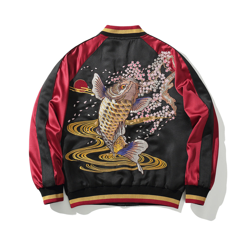 Embroidered Koi Fish Jacket