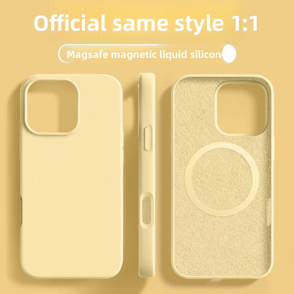 Magnetic Liquid Silicone Protective Case for iPhone