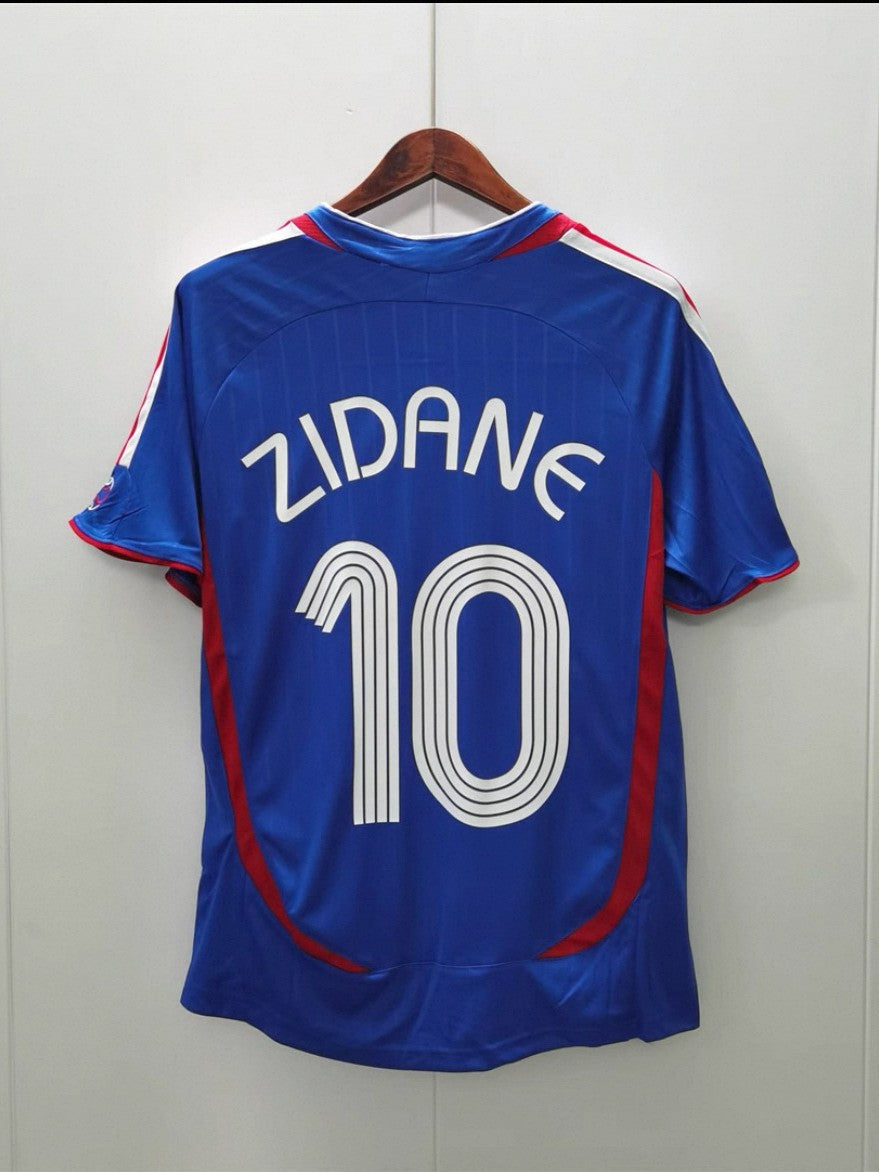 Retro Zidane Soccer Jersey