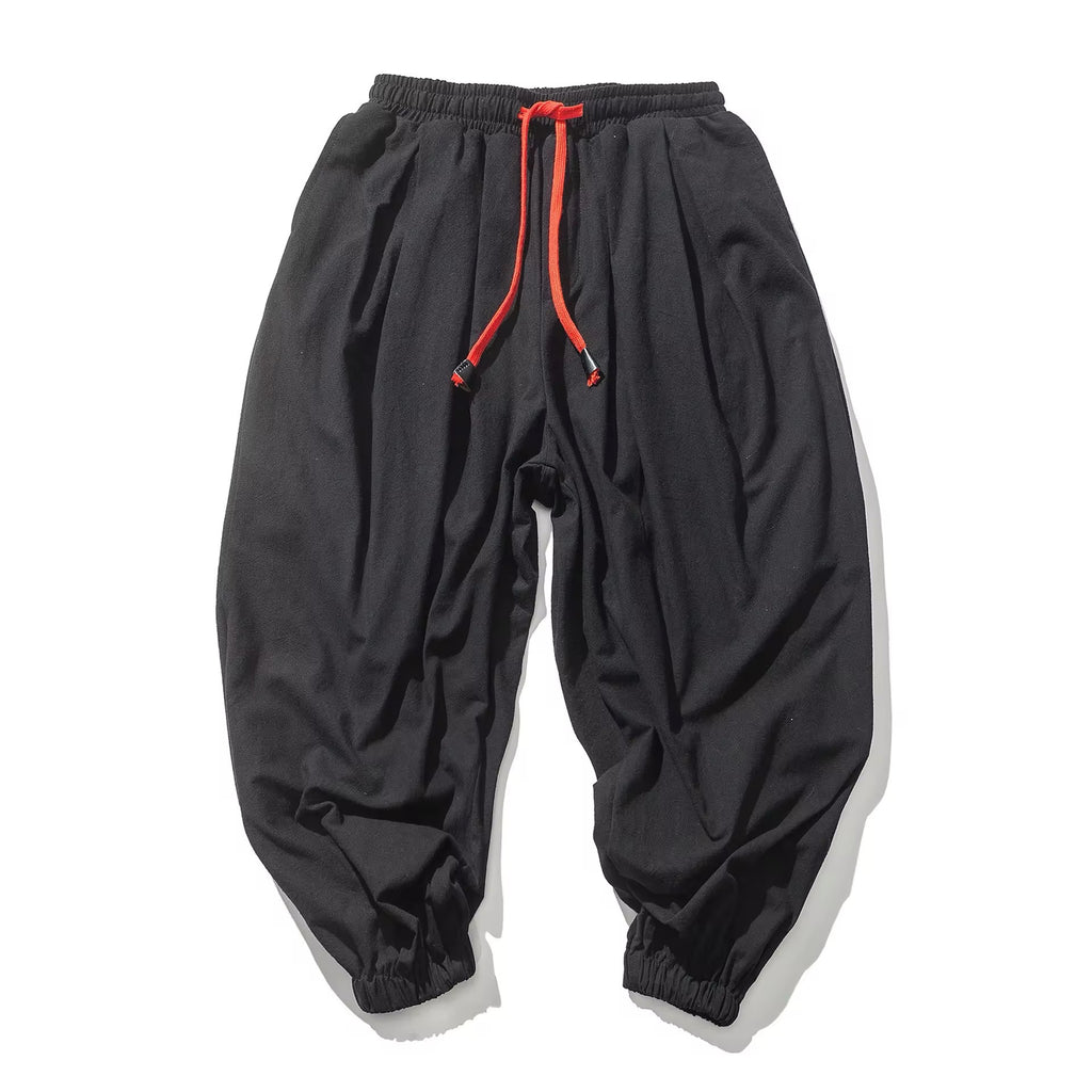 Mens Loose Lantern Pants