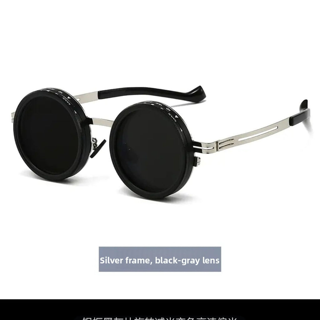 Adjustable Polarized Steampunk Sunglasses