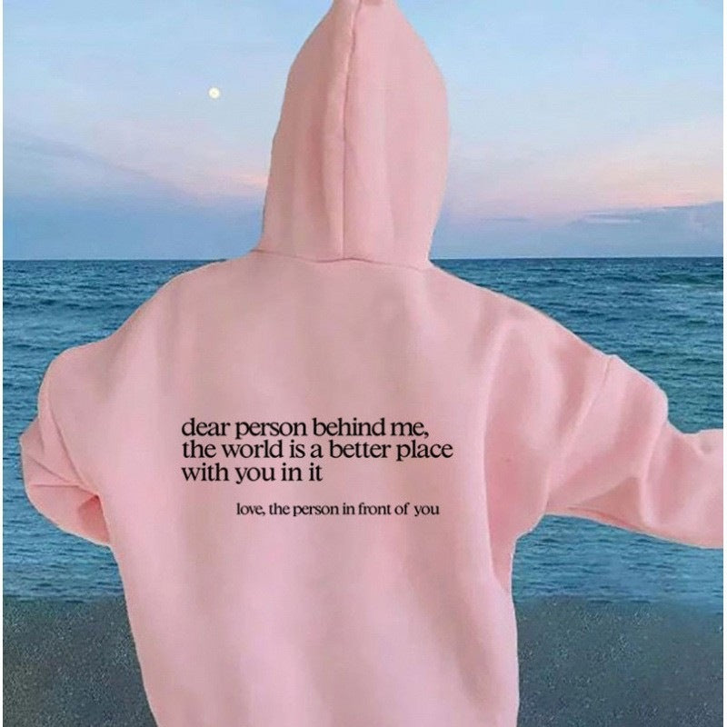 "Dear Person..." Fleece Hoodie Sweatshirt