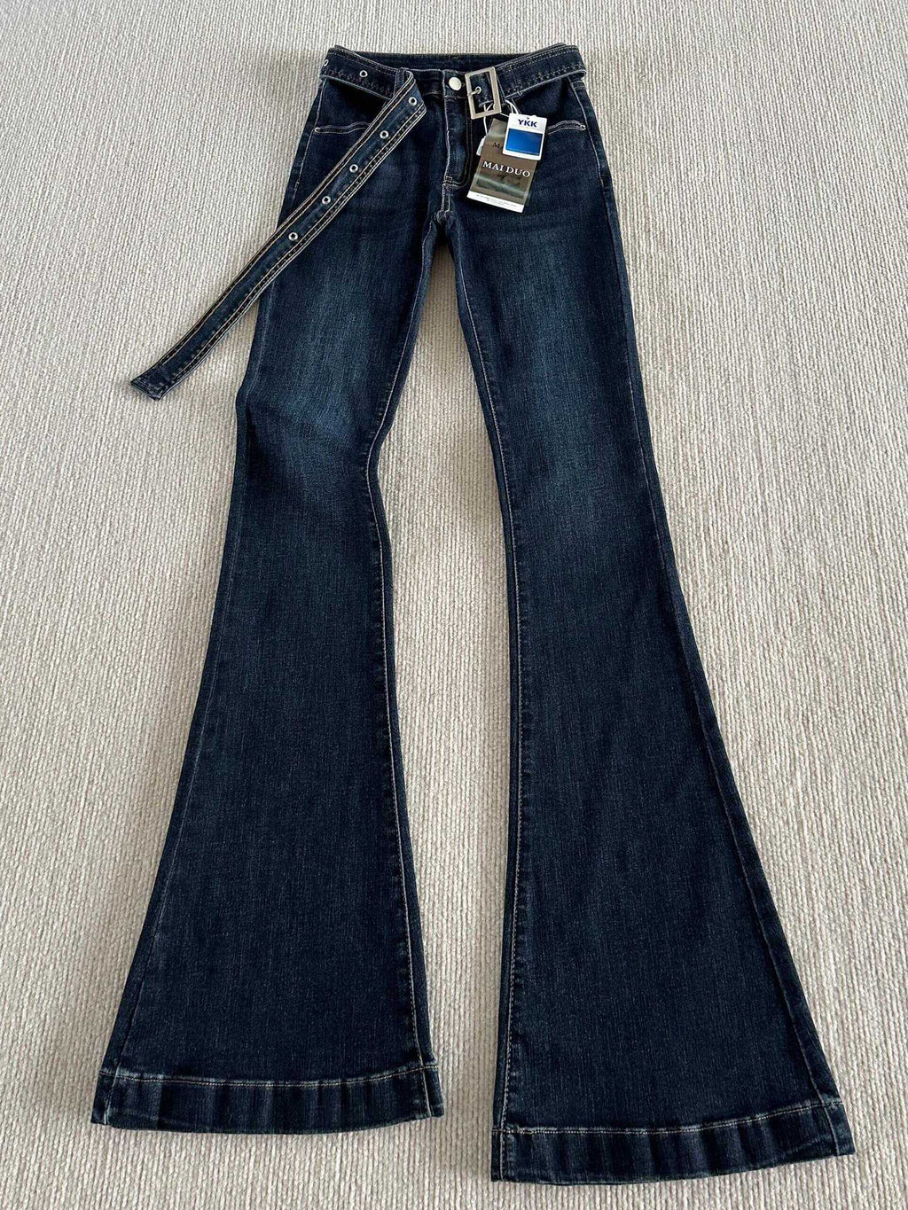 Women's Low-Rise Micro Flare Jeans