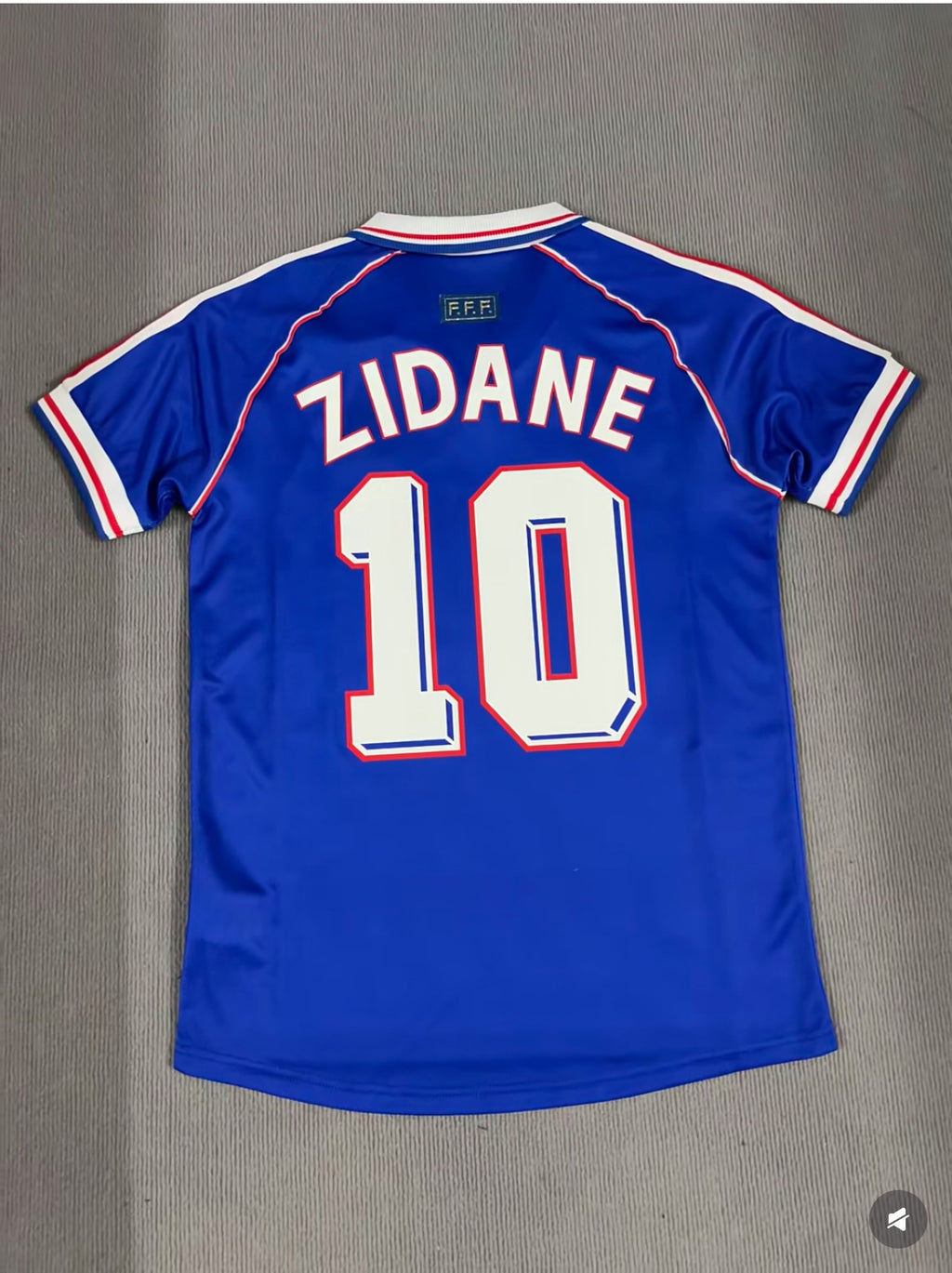 Retro Zidane Soccer Jersey