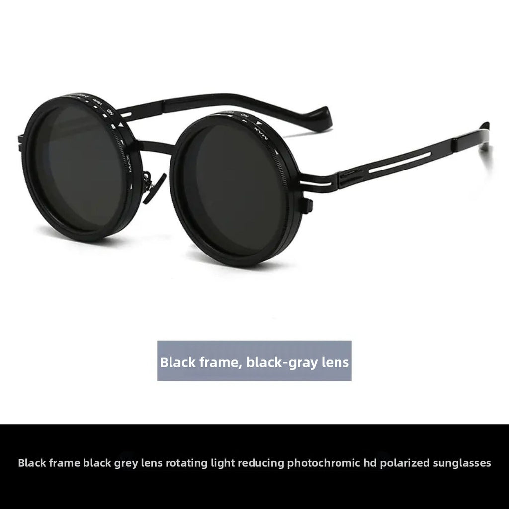 Adjustable Polarized Steampunk Sunglasses