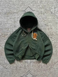 American Style Embroidered Zip Hoodie