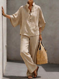 Women's Cotton Linen 2-Pcs Set