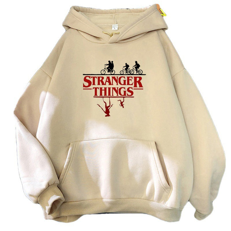 Stranger Things Printed Fleece Hoodie