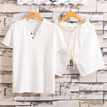 Mens Solid Color 2-Pcs Set