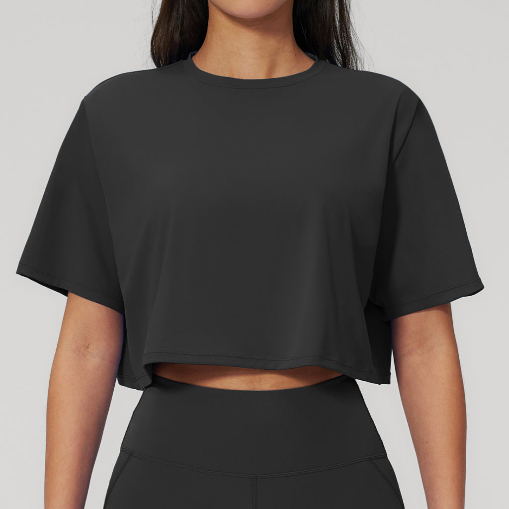 Cropped Loose Yoga Top